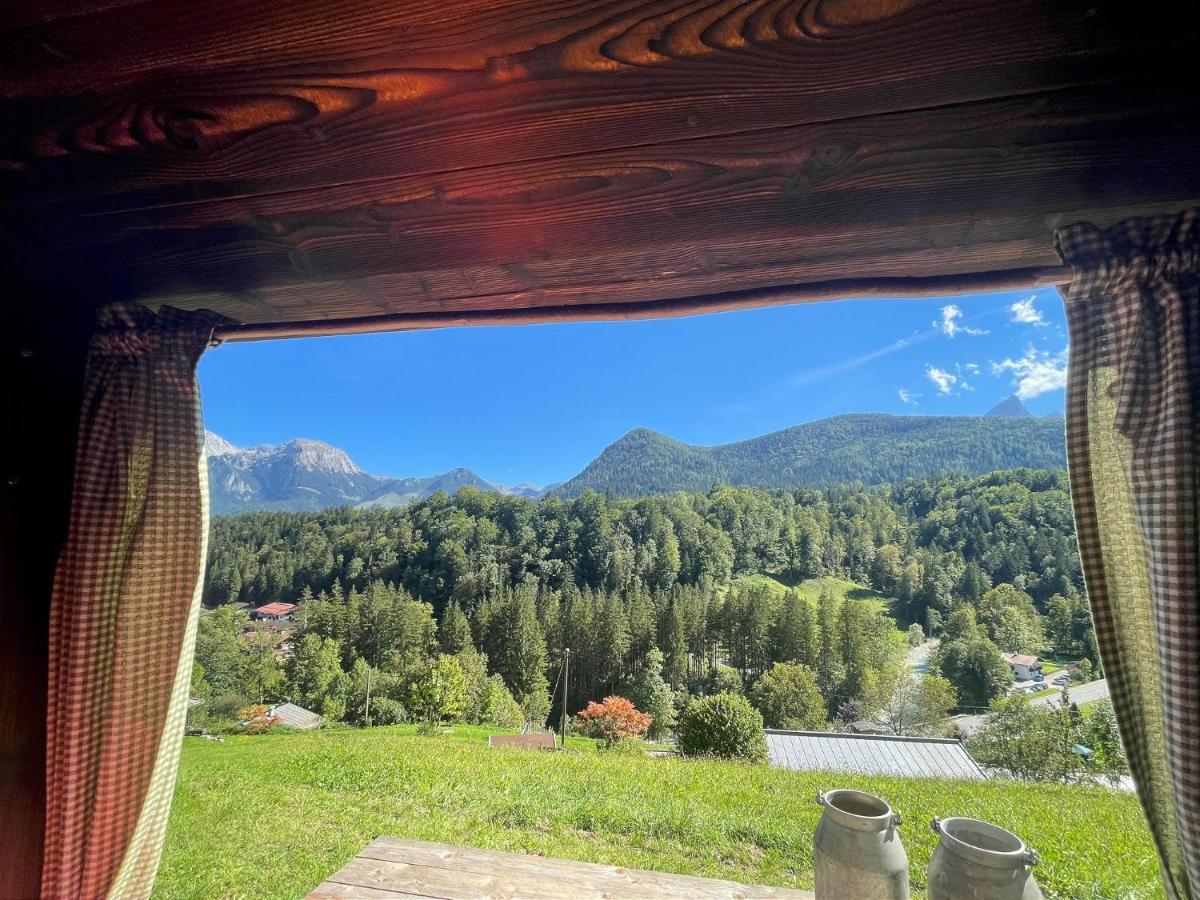 Ferienhaus Wiesenlehen Bischofswiesen Bagian luar foto
