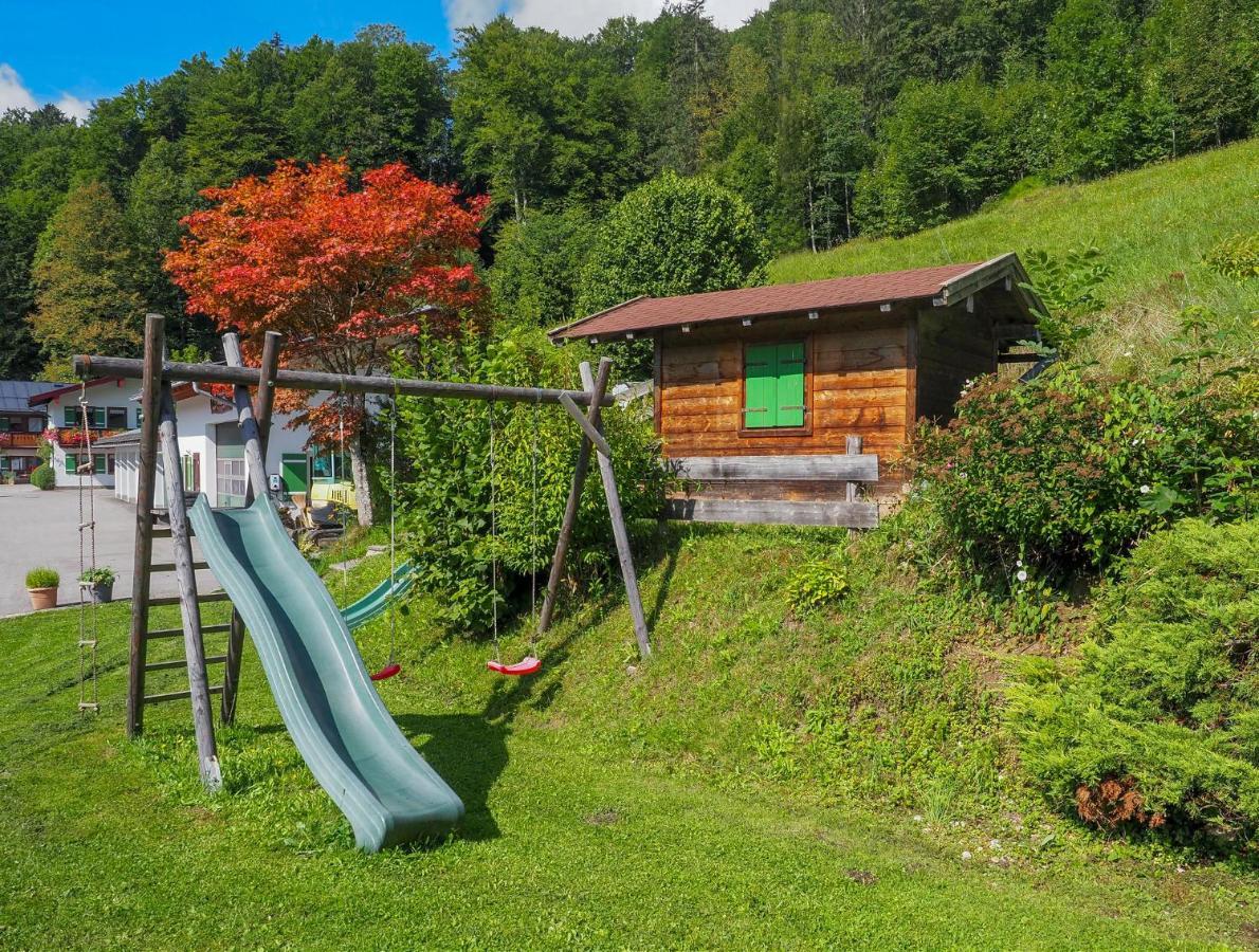Ferienhaus Wiesenlehen Bischofswiesen Bagian luar foto