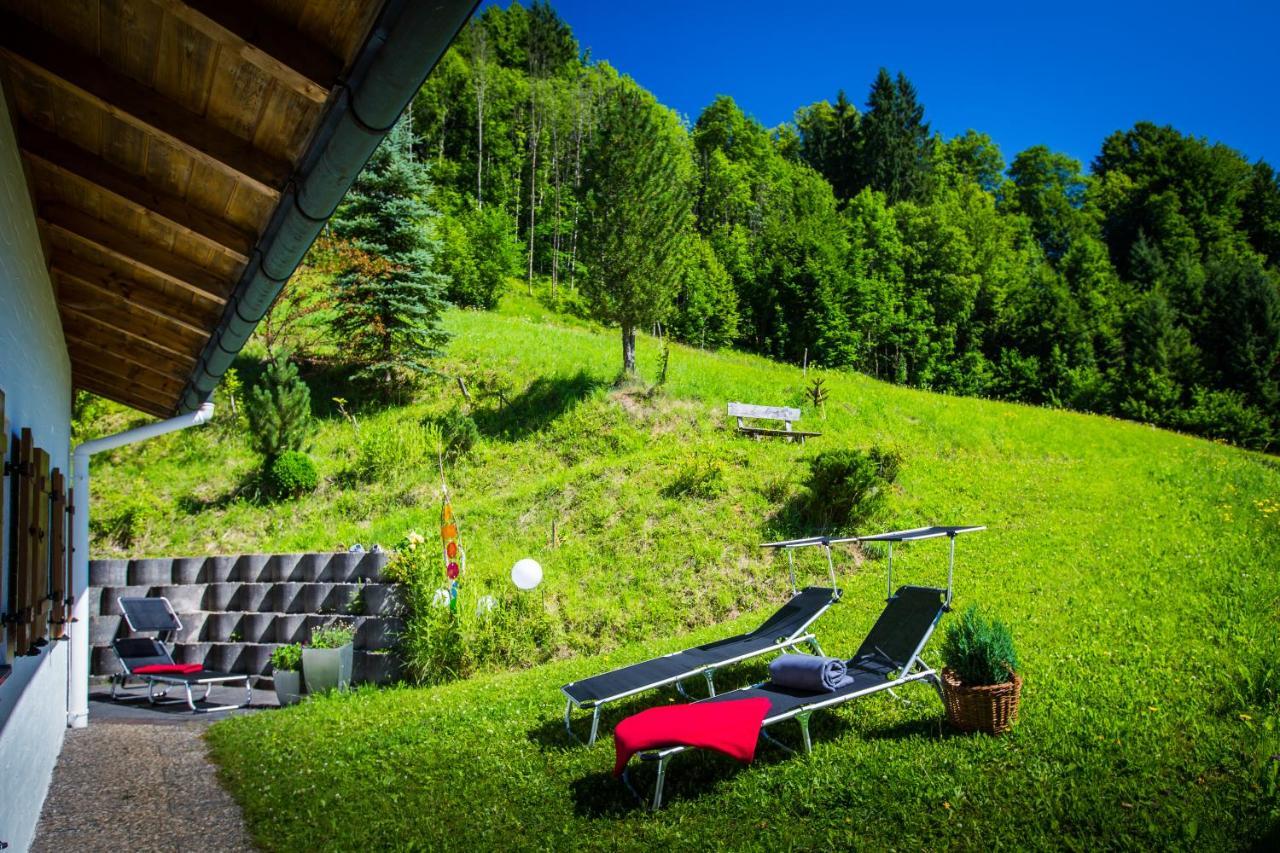 Ferienhaus Wiesenlehen Bischofswiesen Bagian luar foto