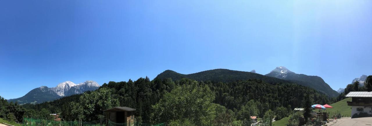 Ferienhaus Wiesenlehen Bischofswiesen Bagian luar foto
